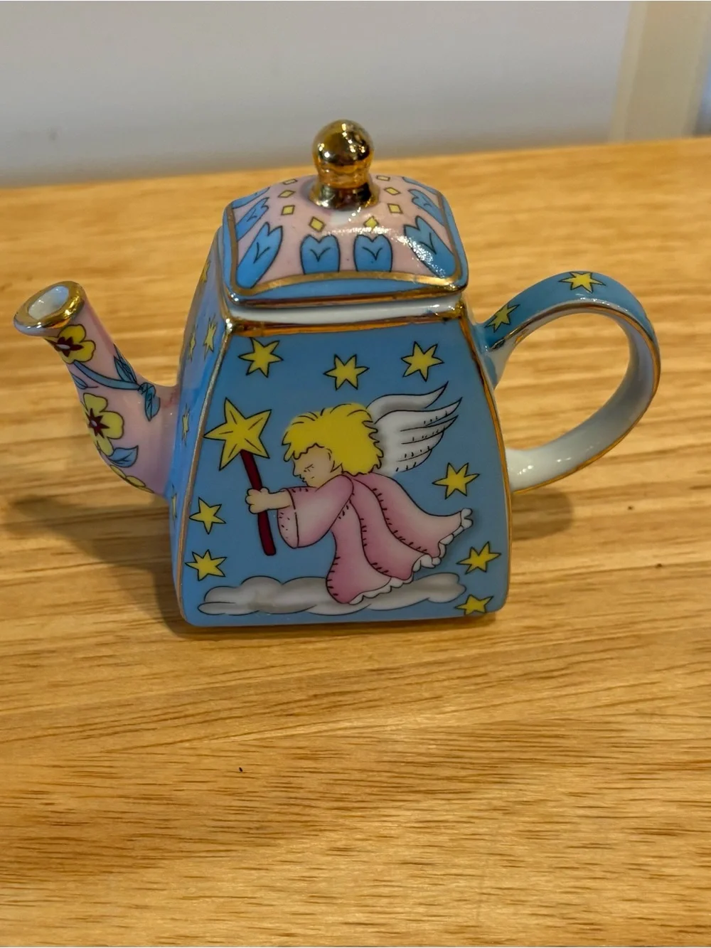 Miniature Vivian Chan  Porcelain Angel Teapot